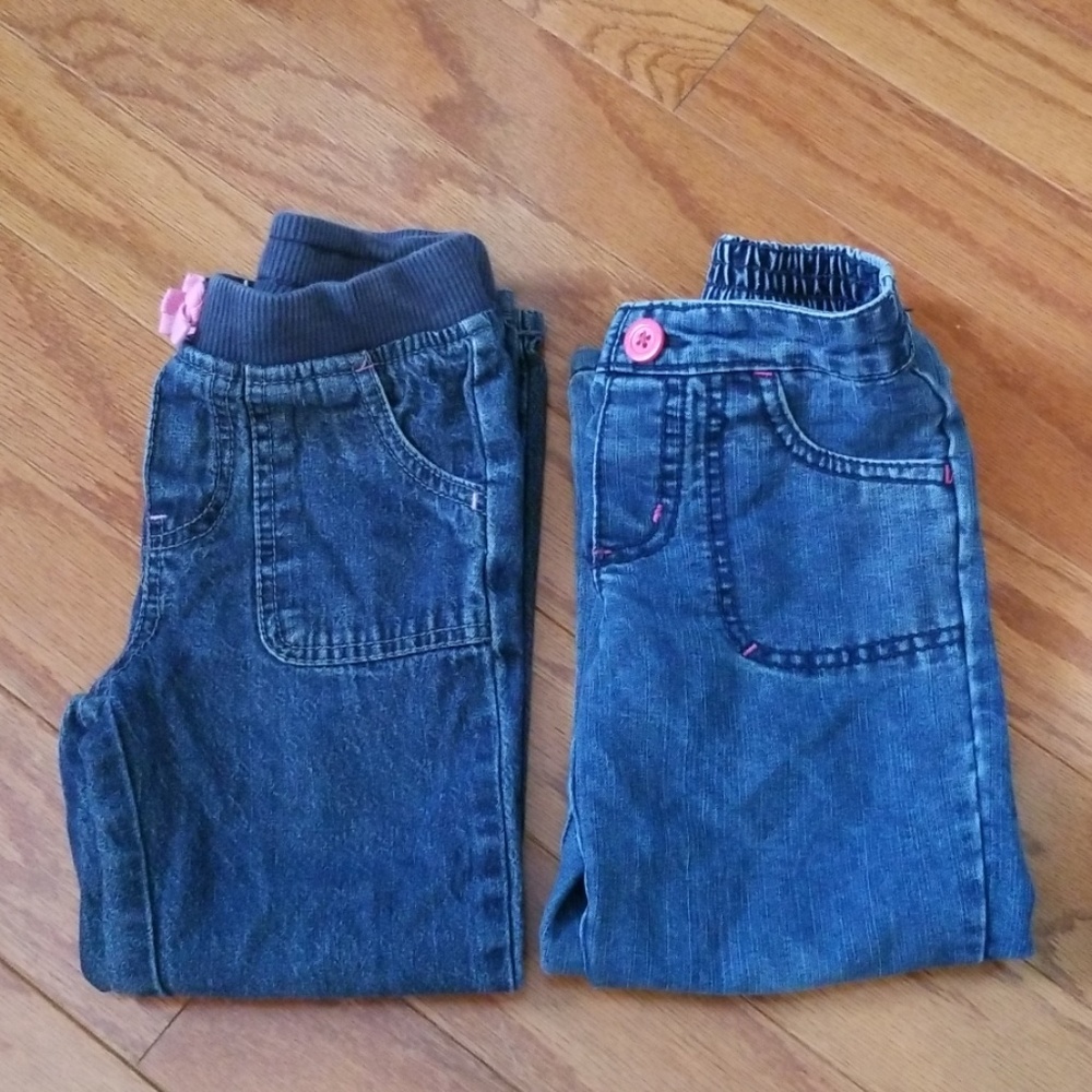 Bundle of 2 toddler girl Jean's 4T